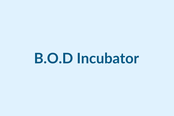 B.O.D Incubator