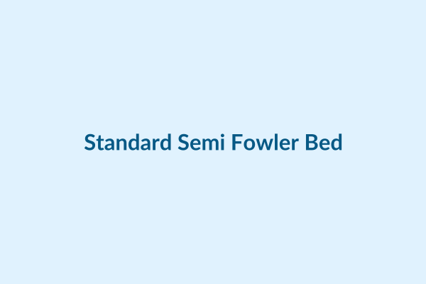 Standard Semi Fowler Bed