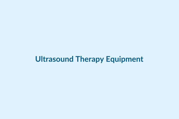 Ultrasound Therapy Equipment